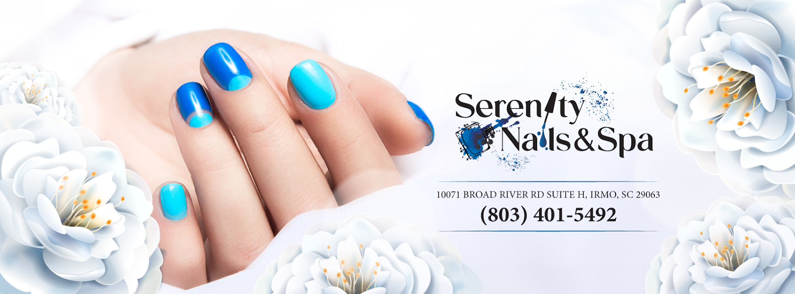 Serenity nails & spa logo